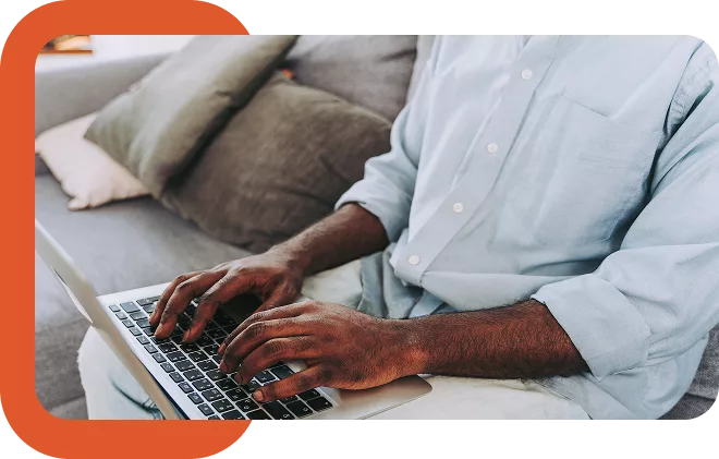 Resident or manager using the KWPMC Midwest automated property management system and advanced technology for property management in Chicago.